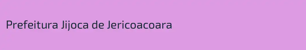 Prefeitura Jijoca de Jericoacoara